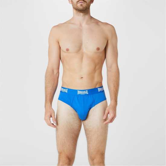 Lonsdale 2Pk Brief Mens Синьо 
