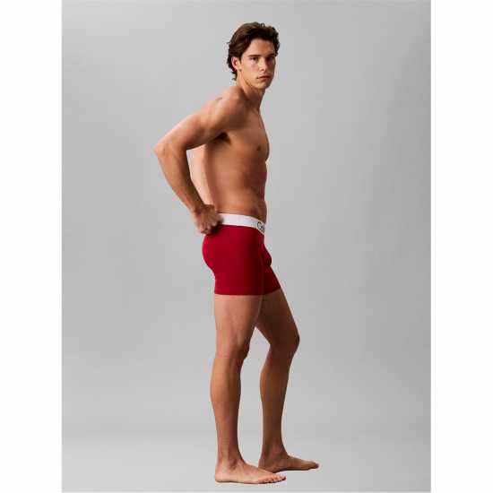 Calvin Klein Mens Single Boxer Red 