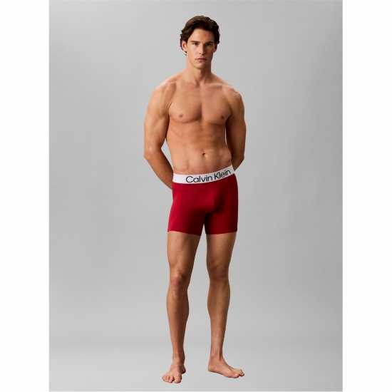 Calvin Klein Mens Single Boxer Red 