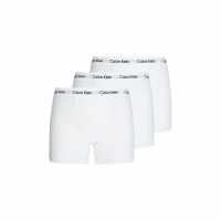 Calvin Klein Pack Cotton Stretch Boxer Shorts White Мъжко бельо