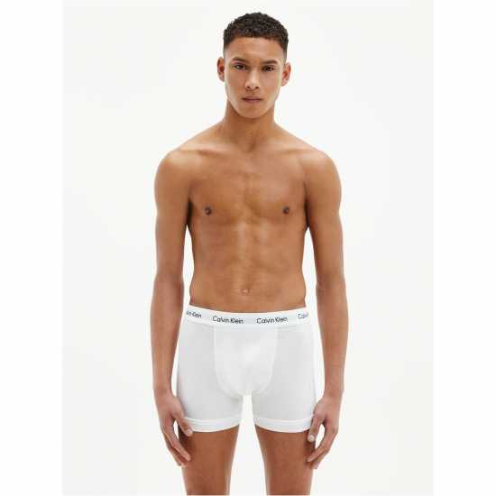 Calvin Klein Pack Cotton Stretch Boxer Shorts White - Мъжко бельо