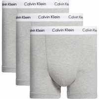 Calvin Klein Pack Cotton Stretch Boxer Shorts Triple Grey Мъжко бельо