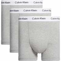 Calvin Klein Cotton Stretch Boxer Shorts Трикратно сиво Мъжко бельо