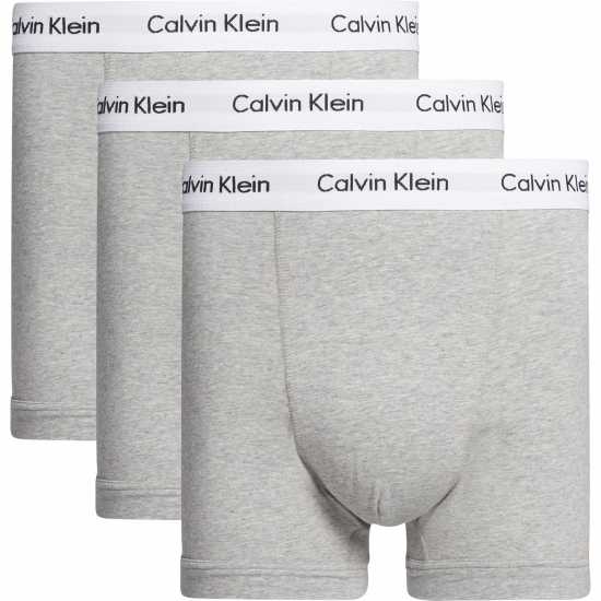 Calvin Klein Cotton Stretch Boxer Shorts Трикратно сиво Мъжко бельо