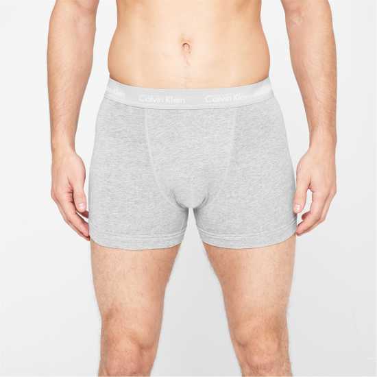 Calvin Klein Cotton Stretch Boxer Shorts Трикратно сиво Мъжко бельо