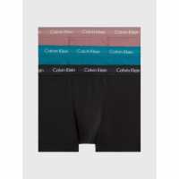 Calvin Klein Pack Cotton Stretch Boxer Shorts Blk/Rose/GrnPA3 Мъжко бельо