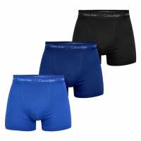 Calvin Klein Cotton Stretch Boxer Shorts Blue/Black Мъжко бельо