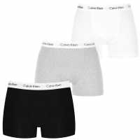 Calvin Klein Cotton Stretch Boxer Shorts Бяло/Черно/Сиво Мъжко бельо