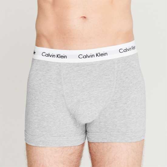 Calvin Klein Pack Cotton Stretch Boxer Shorts White/Black/Gre - Мъжко бельо