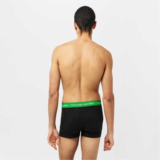Мъжко бельо Calvin Klein Pack Cotton Stretch Trunks Black/Jade/Silv Calvin Klein Pack Cotton Stretch Trunks Black/Jade/Silv Мъжко бельо