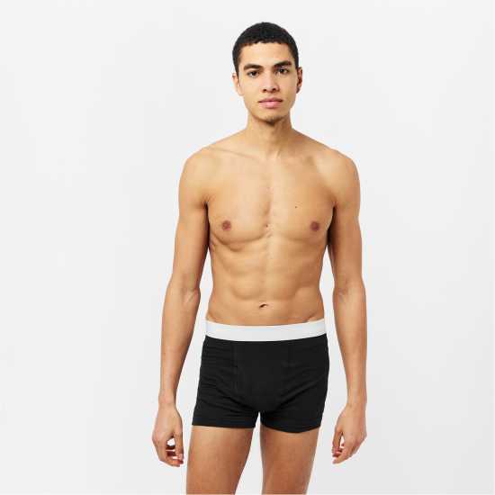 Мъжко бельо Calvin Klein Pack Cotton Stretch Trunks Black/Jade/Silv Calvin Klein Pack Cotton Stretch Trunks Black/Jade/Silv Мъжко бельо