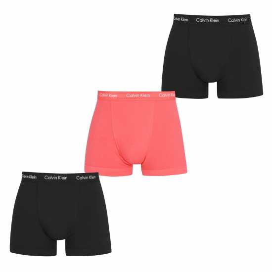 Calvin Klein Pack Cotton Stretch Boxer Shorts Pnk/Nvy/Gry MLR Мъжко бельо