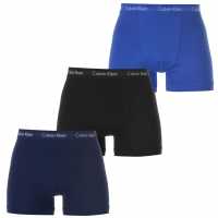 Calvin Klein Pack Cotton Stretch Boxer Shorts Black/Blue/Nvy Мъжко бельо