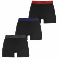 Calvin Klein Pack Cotton Stretch Boxer Shorts Gry/Wht/Blu CB7 Мъжко бельо