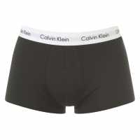 Calvin Klein Мъжки Боксерки 3 Pack Low Rise Boxer Shorts Mens Black Мъжко бельо