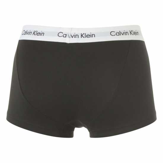 Calvin Klein Мъжки Боксерки 3 Pack Low Rise Boxer Shorts Mens Black - Мъжко бельо