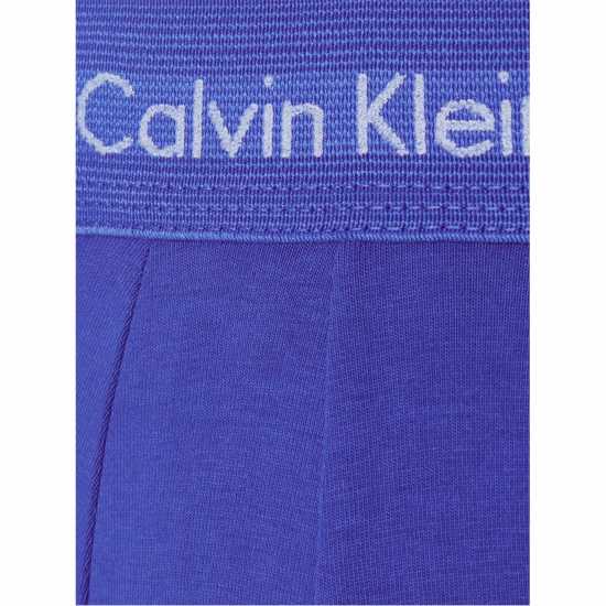Calvin Klein Мъжки Боксерки 3 Pack Low Rise Boxer Shorts Mens Black/Blue/Blue - Мъжко бельо