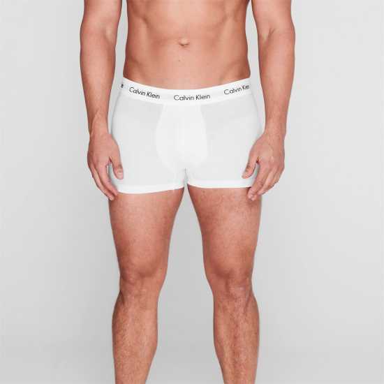 Calvin Klein Мъжки Боксерки 3-Pack Boxer Shorts Mens Син/Бял/Червен Мъжко бельо