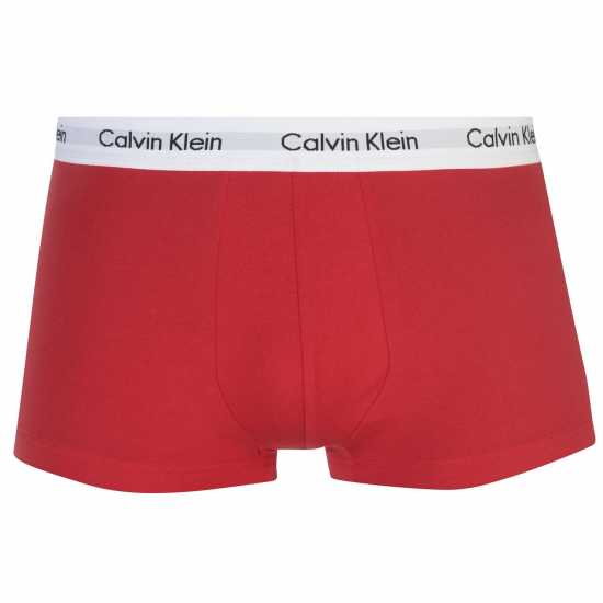 Calvin Klein Мъжки Боксерки 3-Pack Boxer Shorts Mens Син/Бял/Червен Мъжко бельо