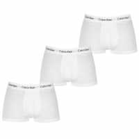 Calvin Klein Мъжки Боксерки 3-Pack Boxer Shorts Mens Бяло Мъжко бельо