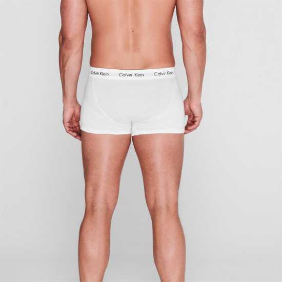 Calvin Klein Мъжки Боксерки 3 Pack Low Rise Boxer Shorts Mens White Мъжко бельо