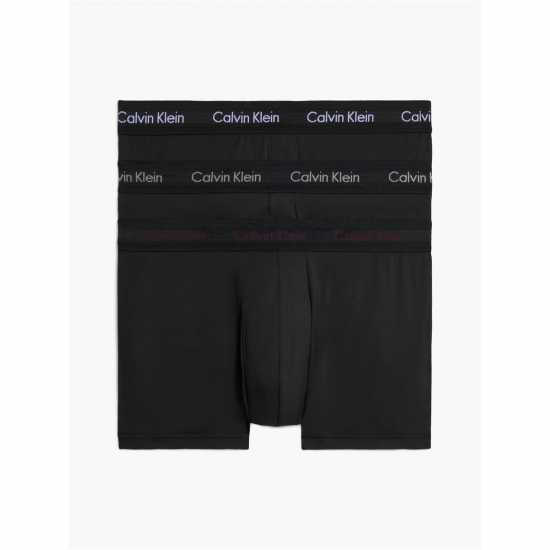 Calvin Klein Мъжки Боксерки 3 Pack Low Rise Boxer Shorts Mens Blk/Blk/BlkH55 Мъжко бельо