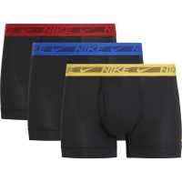 Nike Спортни Гащета 3 Pack Stretch Trunks Mens Yellow/Red/Blu Мъжко облекло за едри хора