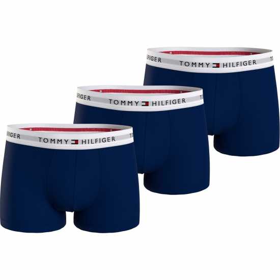 Мъжко бельо Tommy Hilfiger 3 Pack Signature Boxer Shorts Пустинно небе 0WT Tommy Hilfiger 3 Pack Signature Boxer Shorts Пустинно небе 0WT Мъжко бельо