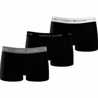 Tommy Hilfiger 3 Pack Signature Boxer Shorts Черно 0UC Мъжко бельо