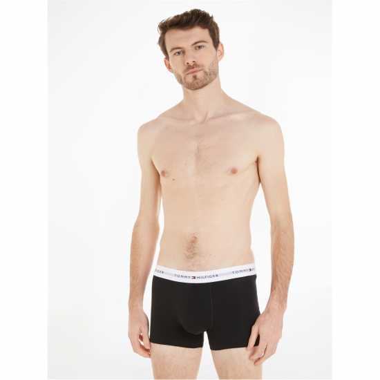 Tommy Hilfiger 3 Pack Signature Boxer Shorts Черно 0UC Мъжко бельо