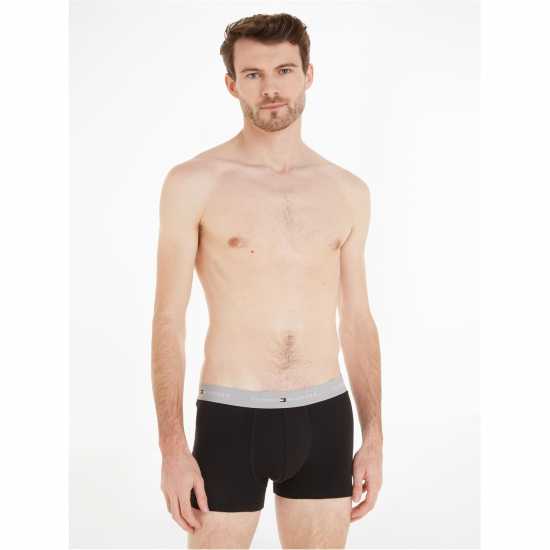 Tommy Hilfiger 3 Pack Signature Boxer Shorts Черно 0UC Мъжко бельо