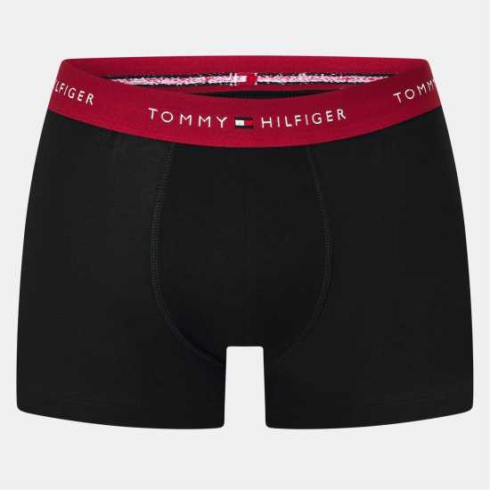 Tommy Hilfiger 3 Pack Logo Waistband Trunks Tommy Hilfiger 3 Pack Logo Waistband Trunks