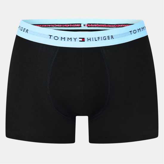 Tommy Hilfiger 3 Pack Logo Waistband Trunks Tommy Hilfiger 3 Pack Logo Waistband Trunks