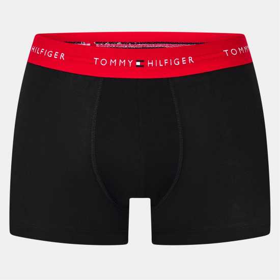 Tommy Hilfiger 3 Pack Logo Waistband Trunks Tommy Hilfiger 3 Pack Logo Waistband Trunks