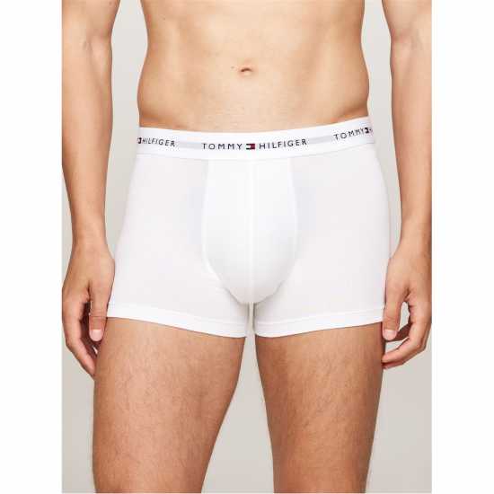Мъжко бельо Tommy Hilfiger 3 Pack Signature Boxer Shorts AOP/Бял/Червен 0W6 Tommy Hilfiger 3 Pack Signature Boxer Shorts AOP/Бял/Червен 0W6 Мъжко бельо