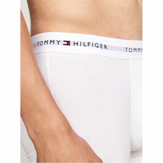 Мъжко бельо Tommy Hilfiger 3 Pack Signature Boxer Shorts AOP/Бял/Червен 0W6 Tommy Hilfiger 3 Pack Signature Boxer Shorts AOP/Бял/Червен 0W6 Мъжко бельо