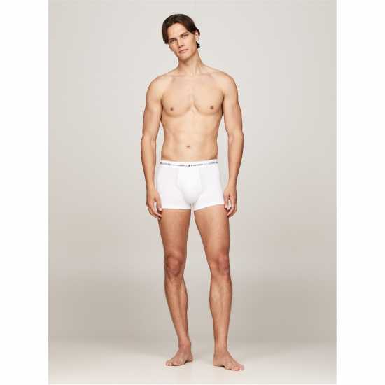 Мъжко бельо Tommy Hilfiger 3 Pack Signature Boxer Shorts AOP/Бял/Червен 0W6 Tommy Hilfiger 3 Pack Signature Boxer Shorts AOP/Бял/Червен 0W6 Мъжко бельо