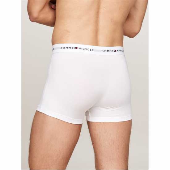 Мъжко бельо Tommy Hilfiger 3 Pack Signature Boxer Shorts AOP/Бял/Червен 0W6 Tommy Hilfiger 3 Pack Signature Boxer Shorts AOP/Бял/Червен 0W6 Мъжко бельо