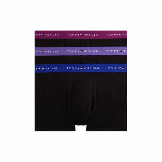 Tommy Hilfiger 3 Pack Logo Waistband Trunks Tommy Hilfiger 3 Pack Logo Waistband Trunks
