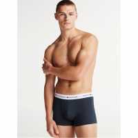 Tommy Hilfiger 3 Pack Signature Boxer Shorts Син/Син/Син 0UE Мъжко бельо