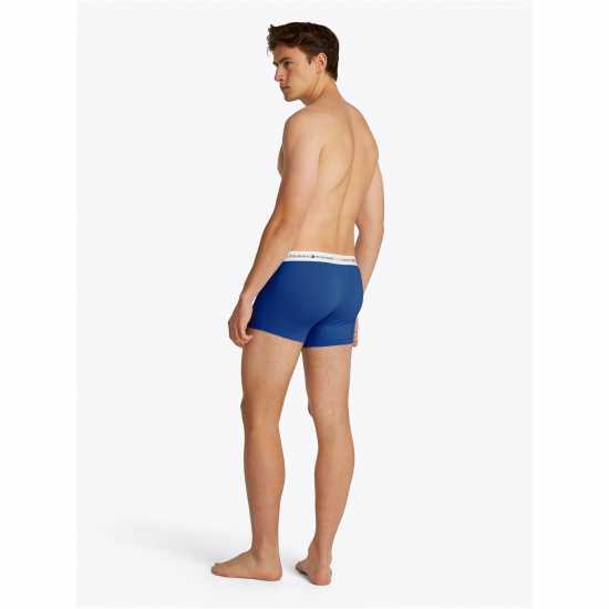 Мъжко бельо Tommy Hilfiger 3 Pack Signature Boxer Shorts Син/Бял/Син Tommy Hilfiger 3 Pack Signature Boxer Shorts Син/Бял/Син Мъжко бельо