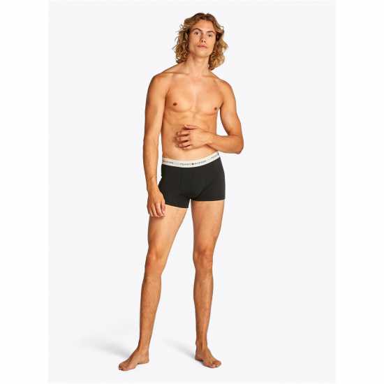 Tommy Hilfiger 3 Pack Signature Boxer Shorts Син/Бял/Син Мъжко бельо