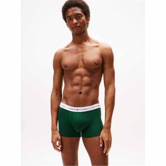 Tommy Hilfiger 3 Pack Logo Waistband Trunks  