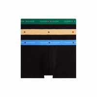 Tommy Hilfiger 3 Pack Signature Boxer Shorts Orng/Blu/Grn Мъжко бельо
