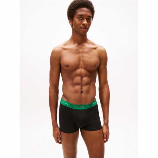 Tommy Hilfiger 3 Pack Signature Boxer Shorts Orng/Blu/Grn Мъжко бельо