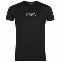Emporio Armani Тениска Logo T Shirt Black Мъжки ризи