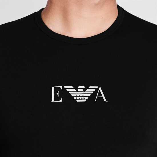 Emporio Armani Тениска Logo T Shirt Black Мъжки ризи