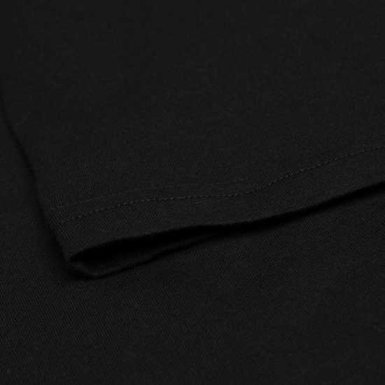 Emporio Armani Тениска Chest Logo T Shirt Черно Мъжки тениски с яка