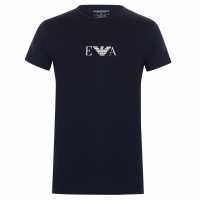 Emporio Armani Тениска Logo T Shirt Navy Мъжки ризи