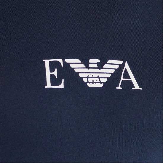 Emporio Armani Тениска Logo T Shirt Navy Мъжки ризи
